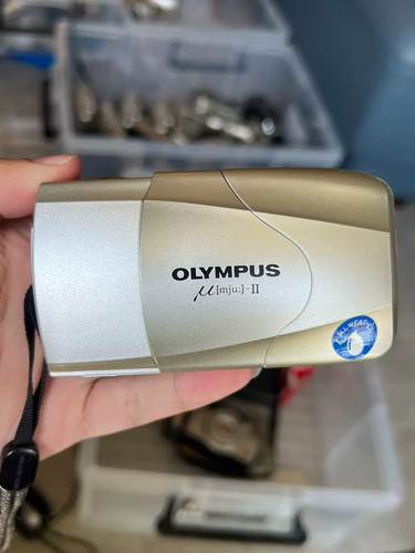 Olympus mju champagne 35mm - ii,