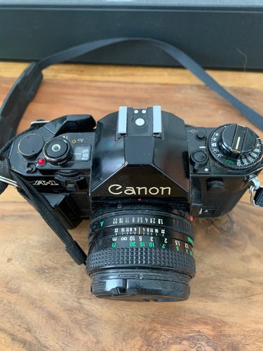 Canon film camera with - film,