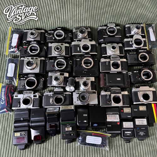 Large vintage film camera - vintage,
