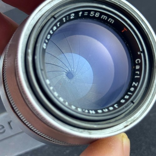 M42 silver carl zeiss biotar - m42,