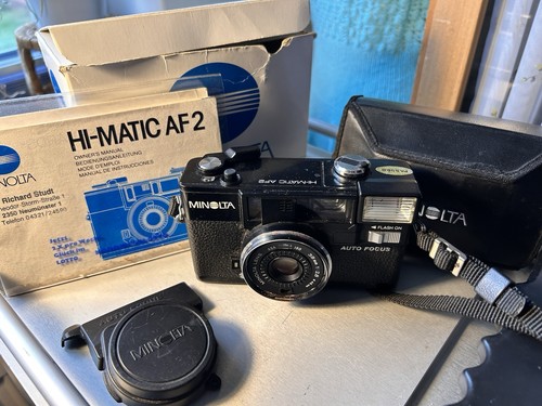 Minolta matic af2 kamera - hi-matic,